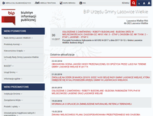 Tablet Screenshot of bip.lasowicewielkie.pl